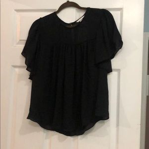Black sheer blouse by H and M